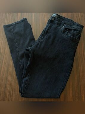 Steve’s Jeans Mens Black Slim Straight Jeans Size 36/30